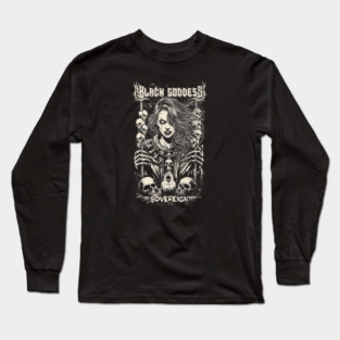 BLACK GODDESS Long Sleeve T-Shirt