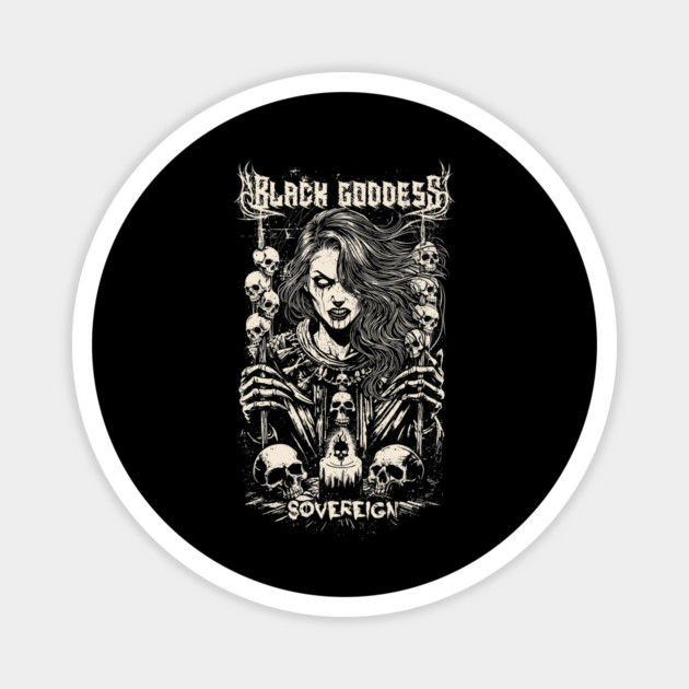 BLACK GODDESS Magnet by artslaves