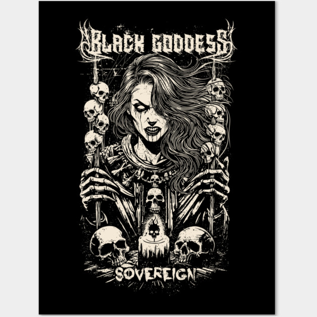 BLACK GODDESS Wall Art by artslaves