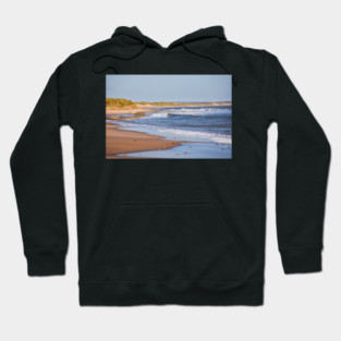 Druridge Bay on a Windy Day Hoodie