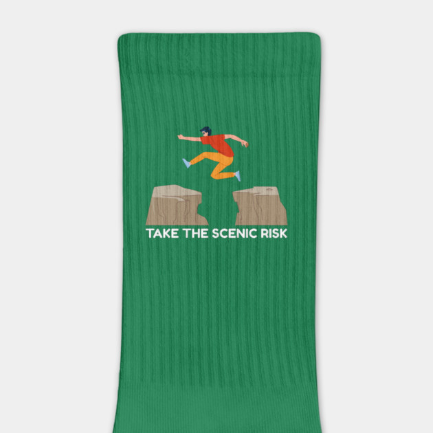 Take the Scenic Risk Adventure Leap by Creatifly Graphic Tees