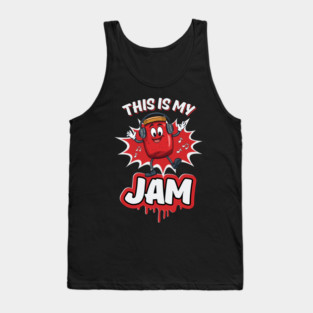 This Is My Jam – Retro Cartoon Jam Jar Tank Top