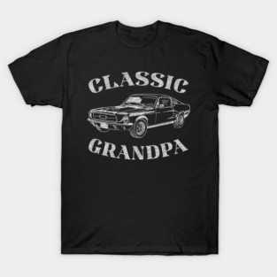 Funny Grandpa Classic Car T-Shirt