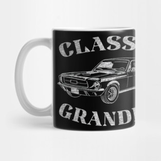 Funny Grandpa Classic Car Mug