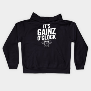 It's Gainz O'Clock Kids Hoodie