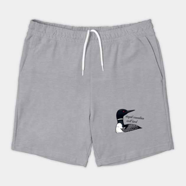 Stupid Canadian Wolf Bird: Funny Loon Vector Art by Pixel Threads 