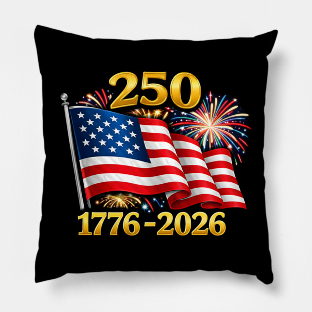 USA 250th Anniversary Pillow by BA