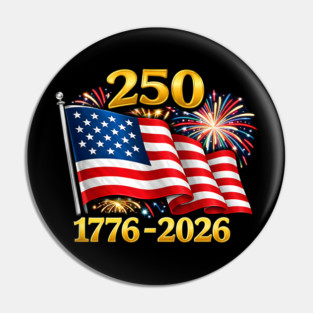 USA 250th Anniversary Pin