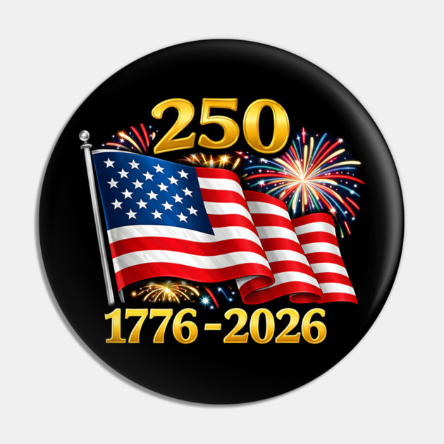 USA 250th Anniversary Pin by BA