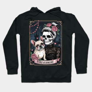 Forevermore Skeleton Bulldog Lovers Hoodie