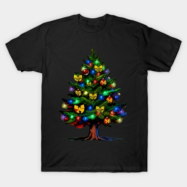 Wu Tang Clan Christmas Tree Holiday Gift T-Shirt by MOHAMED 's Store 45