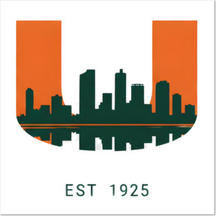 Miami-Hurricanes Posters and Art