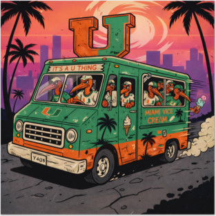 Miami-Hurricanes Posters and Art