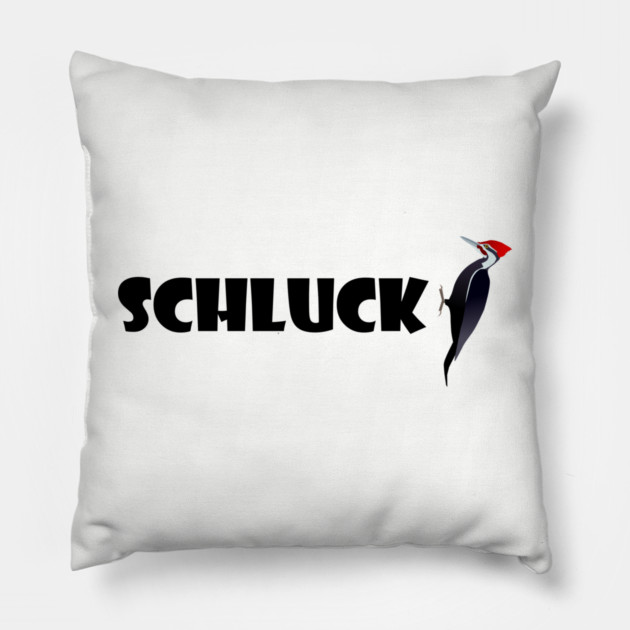 Schluckspecht Pillow by Fasnacht Herisau