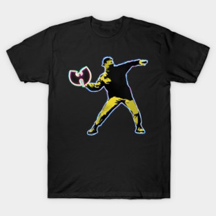 Wu Tang Clan Throwing Logo T-Shirt