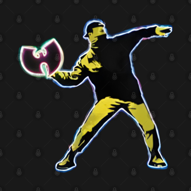 Wu Tang Clan Throwing Logo by MOHAMED 's Store 45