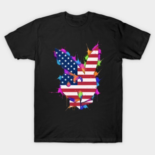 American Bunny Patriotic T-Shirt