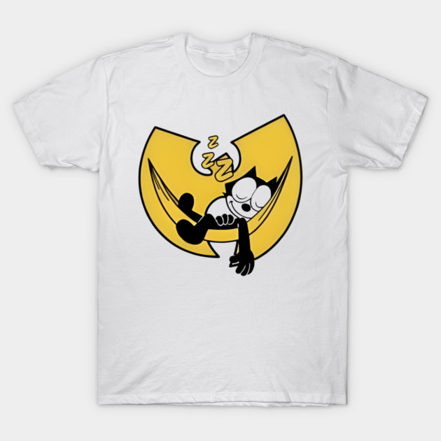 Sleepy Felix Cat Hip Hop T-Shirt by MOHAMED 's Store 45