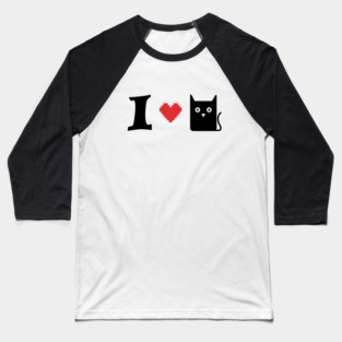 I 💗🐈 Baseball T-Shirt