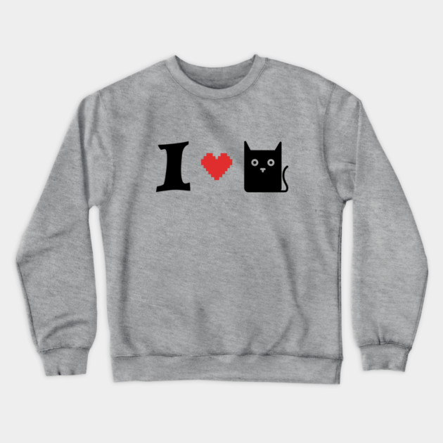 I 💗🐈 Crewneck Sweatshirt by Fasnacht Herisau