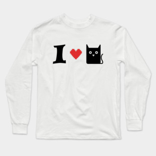 I 💗🐈 Long Sleeve T-Shirt