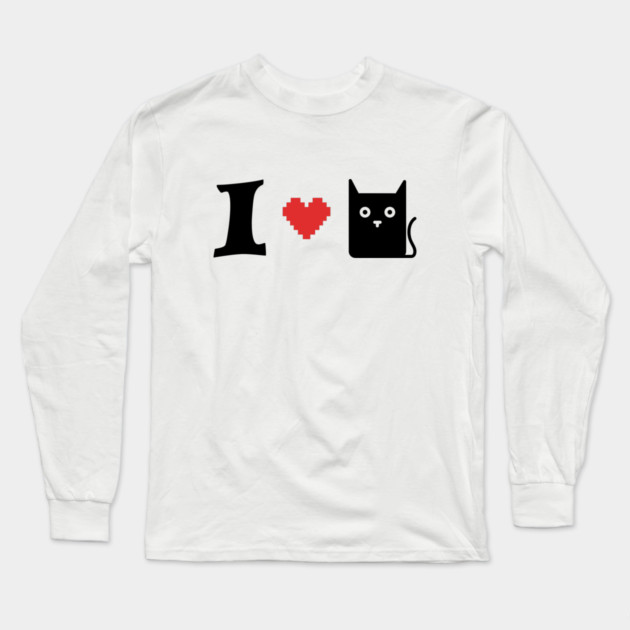 I 💗🐈 Long Sleeve T-Shirt by Fasnacht Herisau