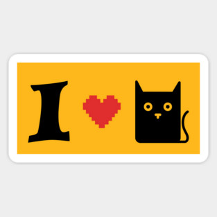 I 💗🐈 Sticker