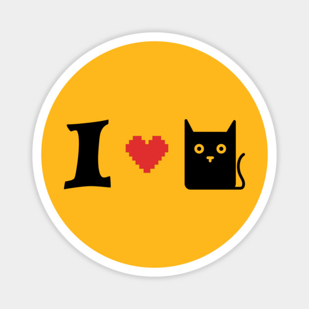 I 💗🐈 Magnet by Fasnacht Herisau