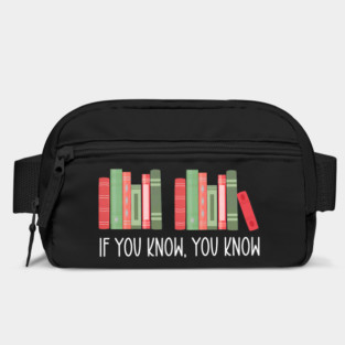 Funny If You Know You Know 6 7 Reading Books Merry Christmas Bag