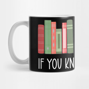 Funny If You Know You Know 6 7 Reading Books Merry Christmas Mug