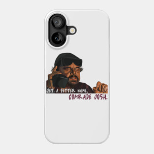 One Battle After Another: Comrade Josh Phone Case