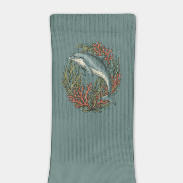 Bottlenose Dolphin Underwater Scene by BirdsnStuff