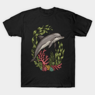 Vintage Marine Bottlenose Dolphin Sea Life T-Shirt
