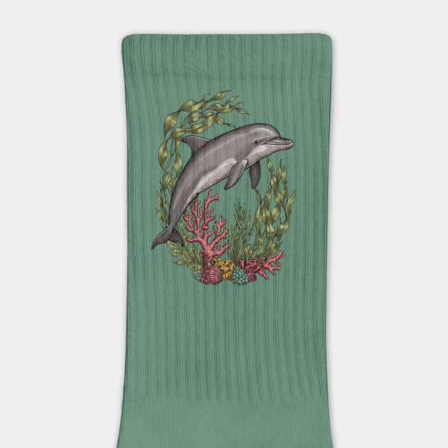 Vintage Marine Bottlenose Dolphin Sea Life by BirdsnStuff