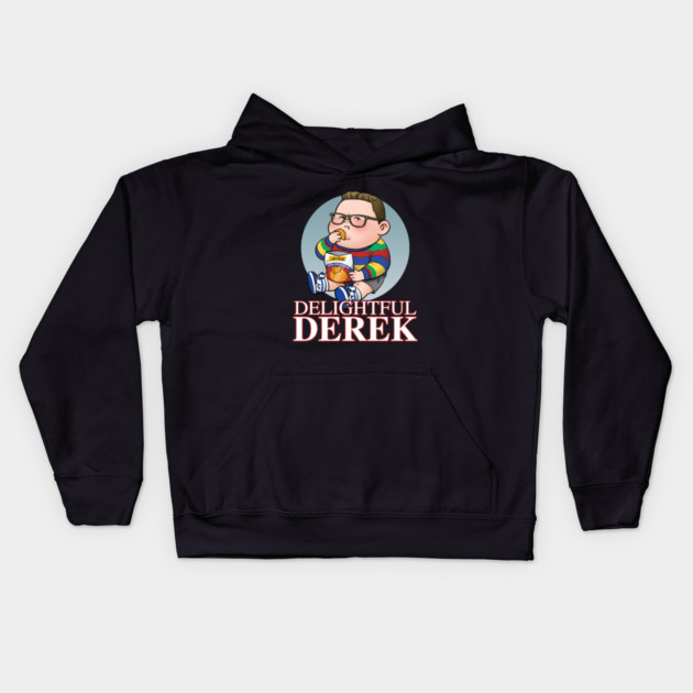 Delightful Derek Kids Hoodie by naybacca