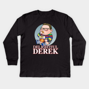 Delightful Derek Kids Long Sleeve T-Shirt