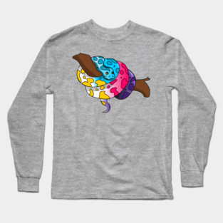 Pride Python Polyamory Long Sleeve T-Shirt