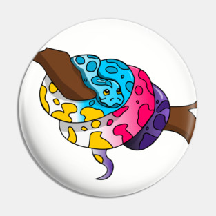 Pride Python Polyamory Pin