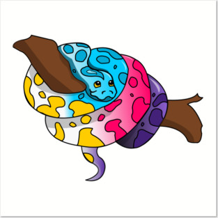 Pride Python Polyamory Posters and Art