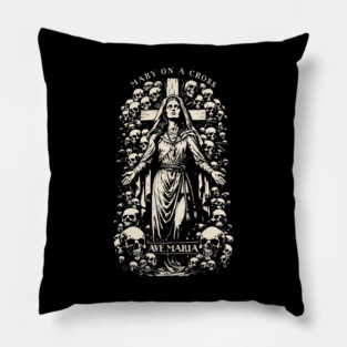 MARY ON A CROSS Pillow