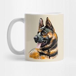 German shepherd Mug