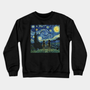 starry night rick Crewneck Sweatshirt