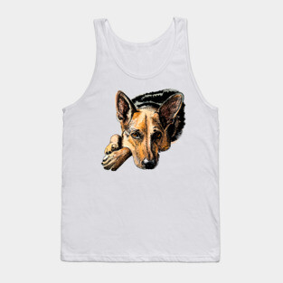 German shepherd Tank Top