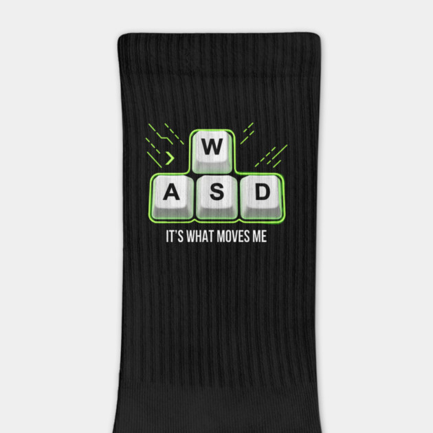 WASD It's What Moves Me Gamer Humor by ArtistTee ⭐⭐⭐⭐⭐