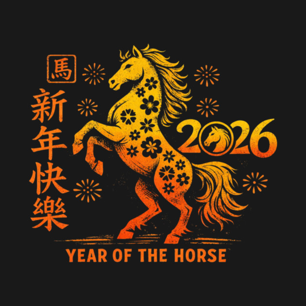 2026 Year Of The Horse Chinese New Year by ArtistTee ⭐⭐⭐⭐⭐