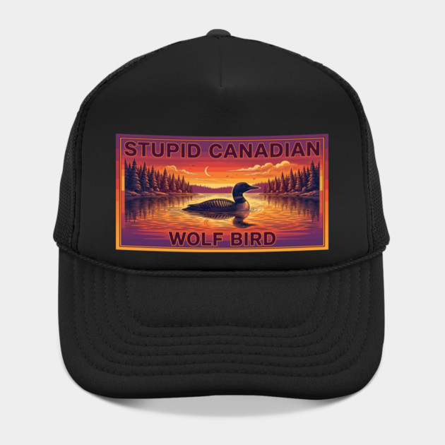 Stupid Canadian Wolf Bird Funny Canada Lover by ArtistTee ⭐⭐⭐⭐⭐