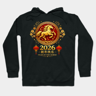 2026 Year Of The Horse Chinese New Year Lunar New Year Hoodie