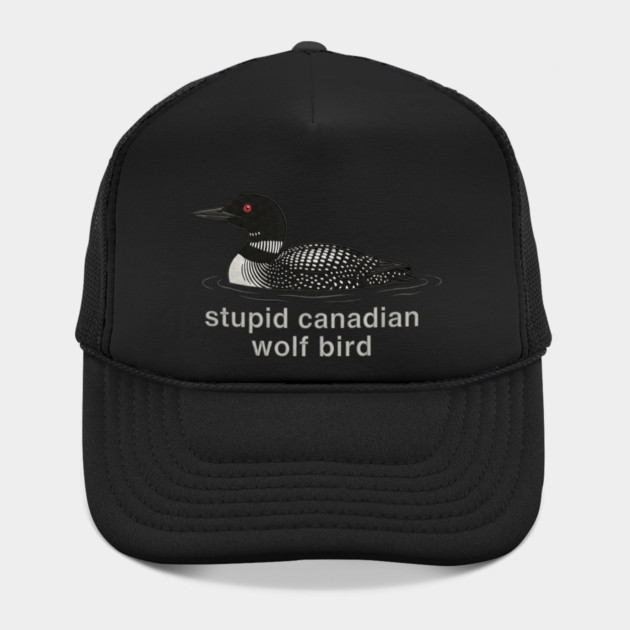 Stupid Canadian Wolf Bird Wildlife Humor by ArtistTee ⭐⭐⭐⭐⭐