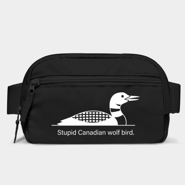 Stupid Canadian Wolf Bird Wildlife Humor by ArtistTee ⭐⭐⭐⭐⭐