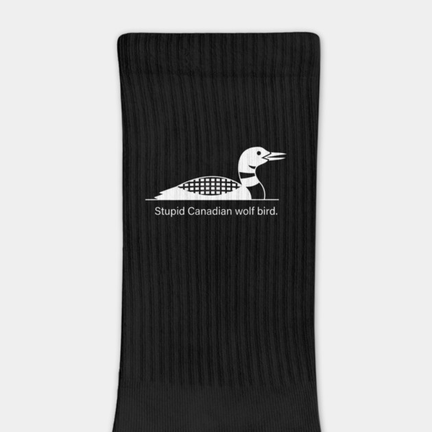 Stupid Canadian Wolf Bird Wildlife Humor by ArtistTee ⭐⭐⭐⭐⭐